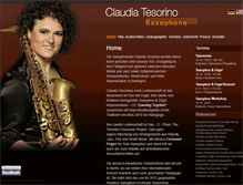Tablet Screenshot of claudiatesorino.com